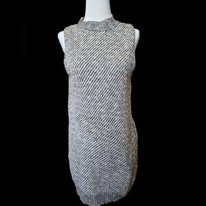ABS LUTELY XL Turtle neck sleeveless knit cotton blend sweater top